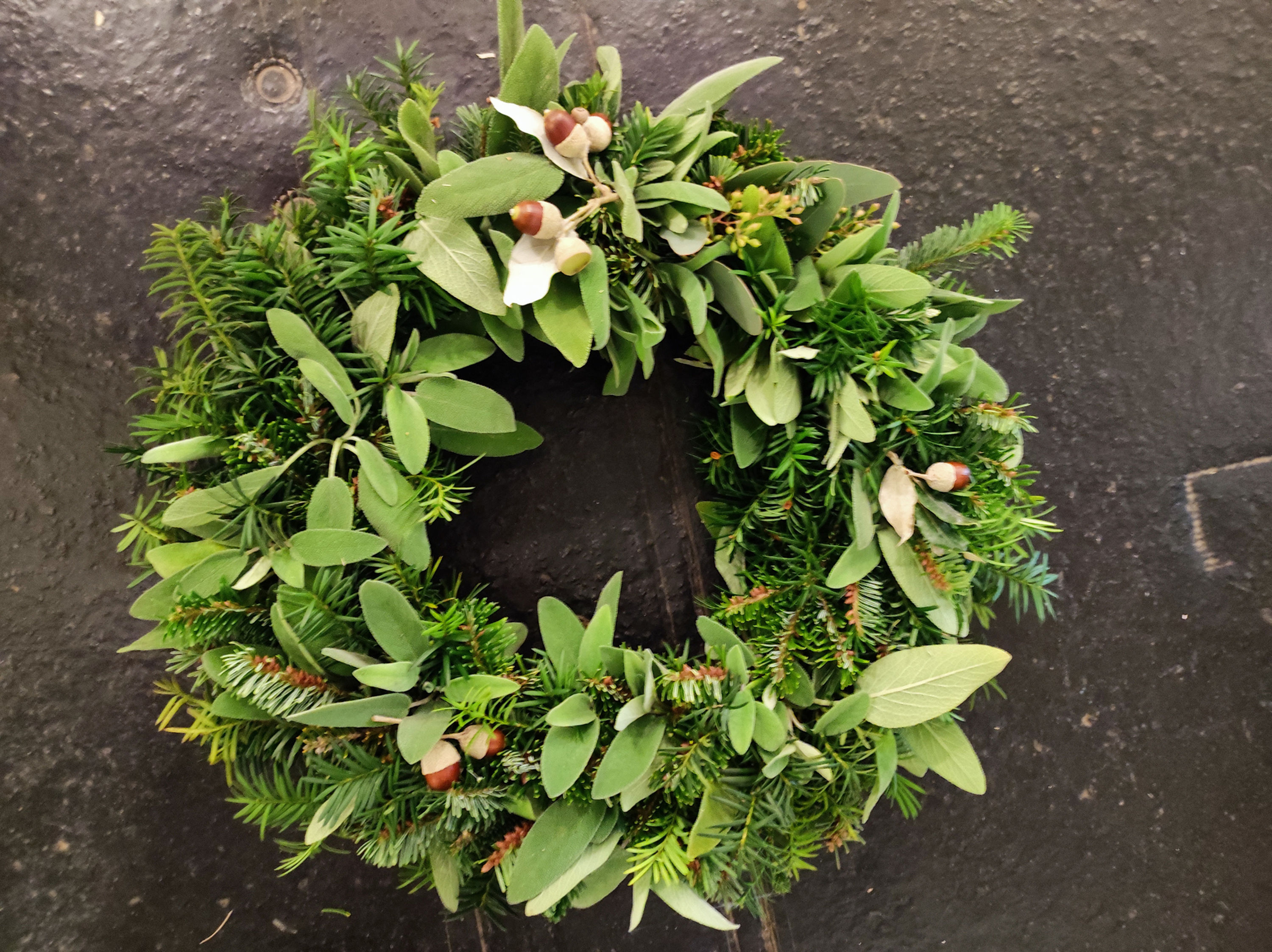 Winterlicher Türkranz - Kurs