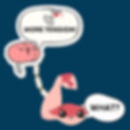 the brain connecting to muscles with low muscle tone