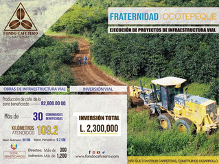 FCN Realiza importantes obras de terracería en Fraternidad Ocotepeque