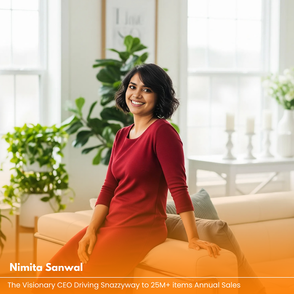 Nimita Sanwal - The Visionary CEO Driving Snazzyway to 25M+ items Annual Sales