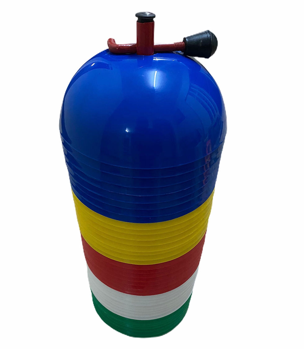 Multi-Dome Cones Set Of 40 With Carry Device