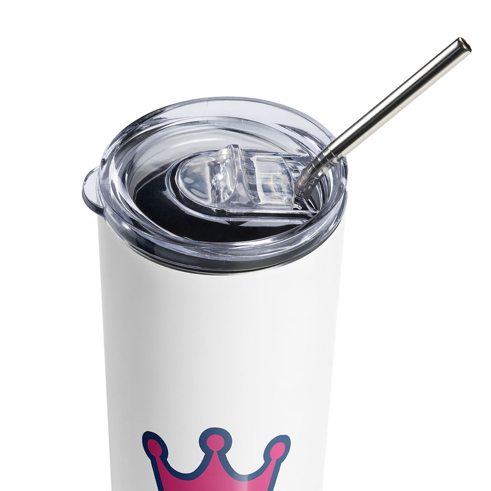 Thumbnail: Kings of Baseball Alt Logo Stainless Steel White Tumbler