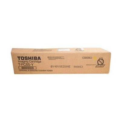 Toshiba T-FC55-Y (TFC55Y) Yellow Toner Cartridge
