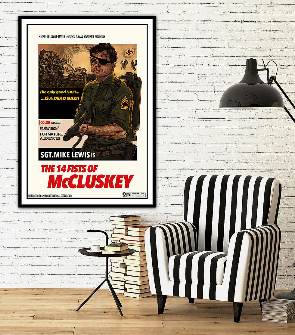 Thumbnail: The 14 Fists of McCluskey Poster - Rick Dalton Poster