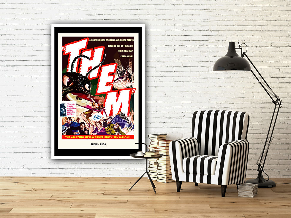Thumbnail: Them! Poster - Retro Sci-Fi Poster