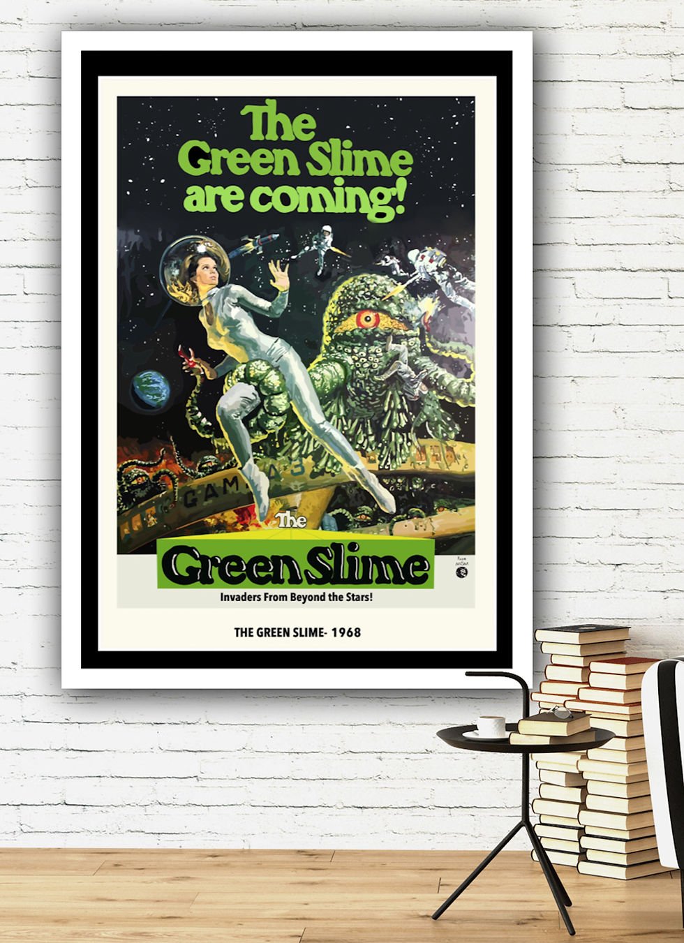 Thumbnail: Green Slime Poster - Retro Sci-Fi Poster