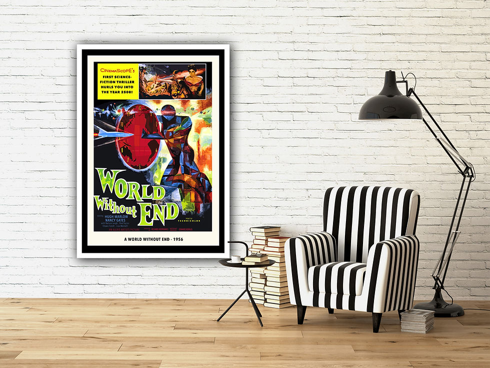 Thumbnail: World Without End Poster - Retro Sci-Fi Poster