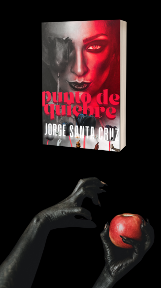 Imagen promocional de la novela contemporánea Punto de Quiebre, ficción psicológica de Jorge Santa Cruz