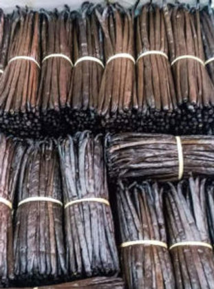 Organic Ceylon Vanilla Beans Grade A. 6"~7" Length