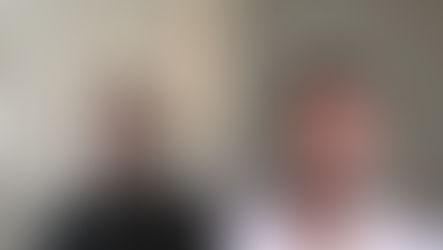 two men hosting a podcast