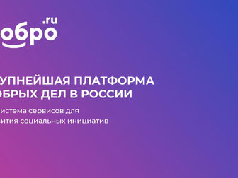Портал неравнодушных людей: как «Добро.ру» развивает волонтерское движение