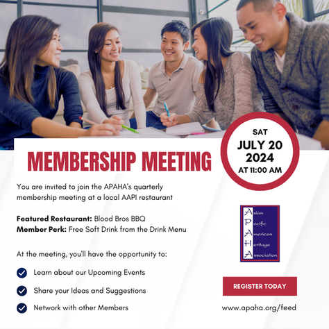 Join us at July's Membership Meeting