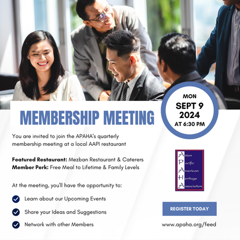 Join us at September's Membership Meeting