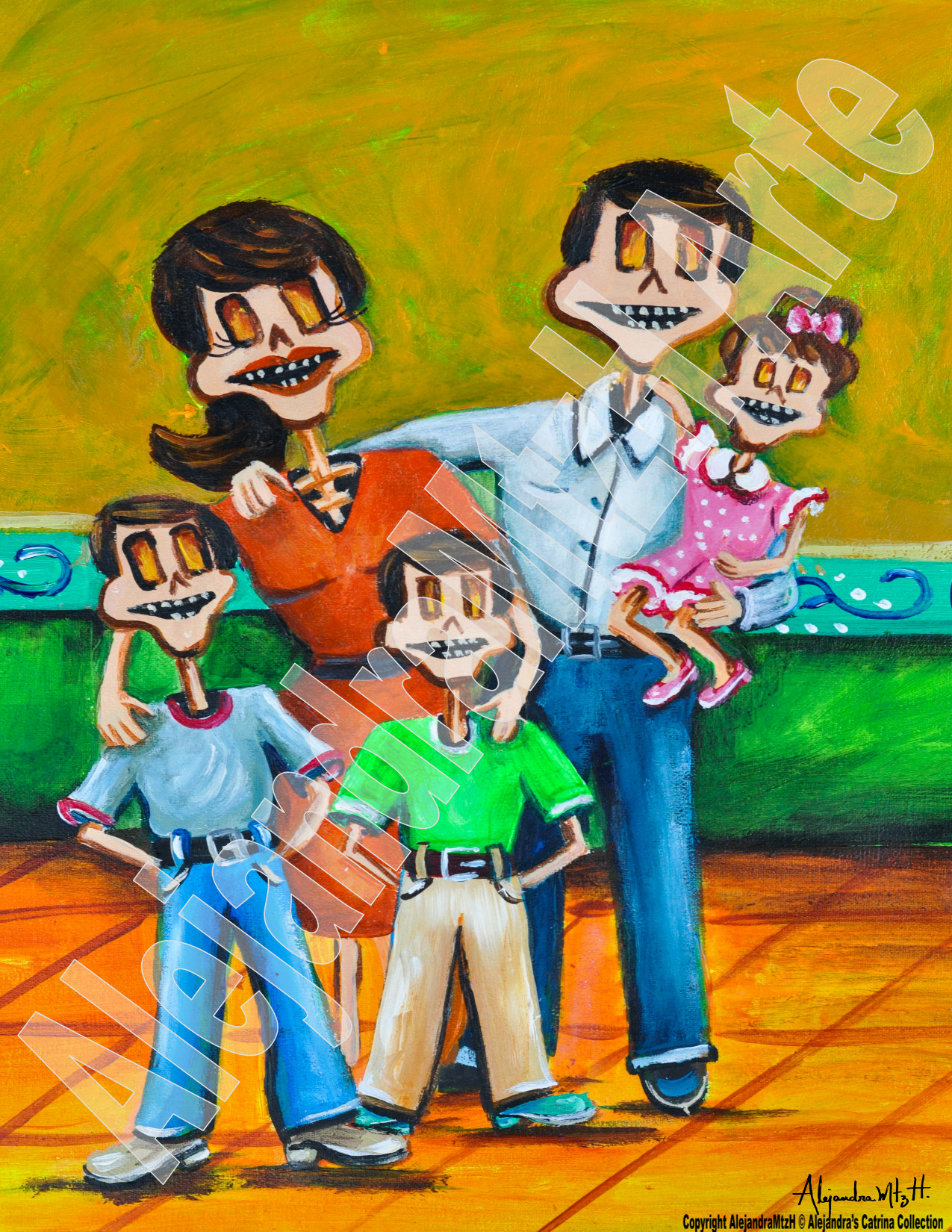 Family 2 boys and 1 baby girl