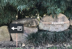 Wedding signage