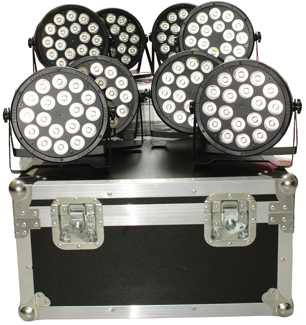 Miniatura: Cañón Led 18x18W Full Color 6en1 RGBW+A+UV