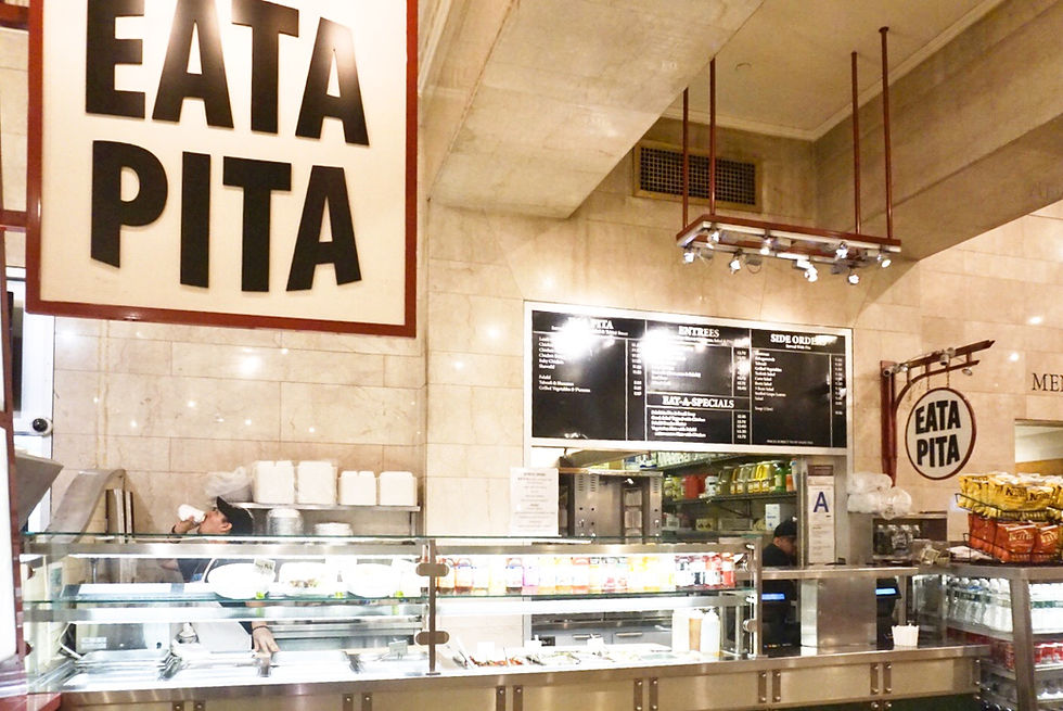 EATA PITA RESTAURANT GRAND CENTRAL TERMINAL DINING CONCOURSE New York