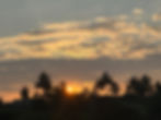 Beautiful sunset at J Krishnamurti Retreat Center