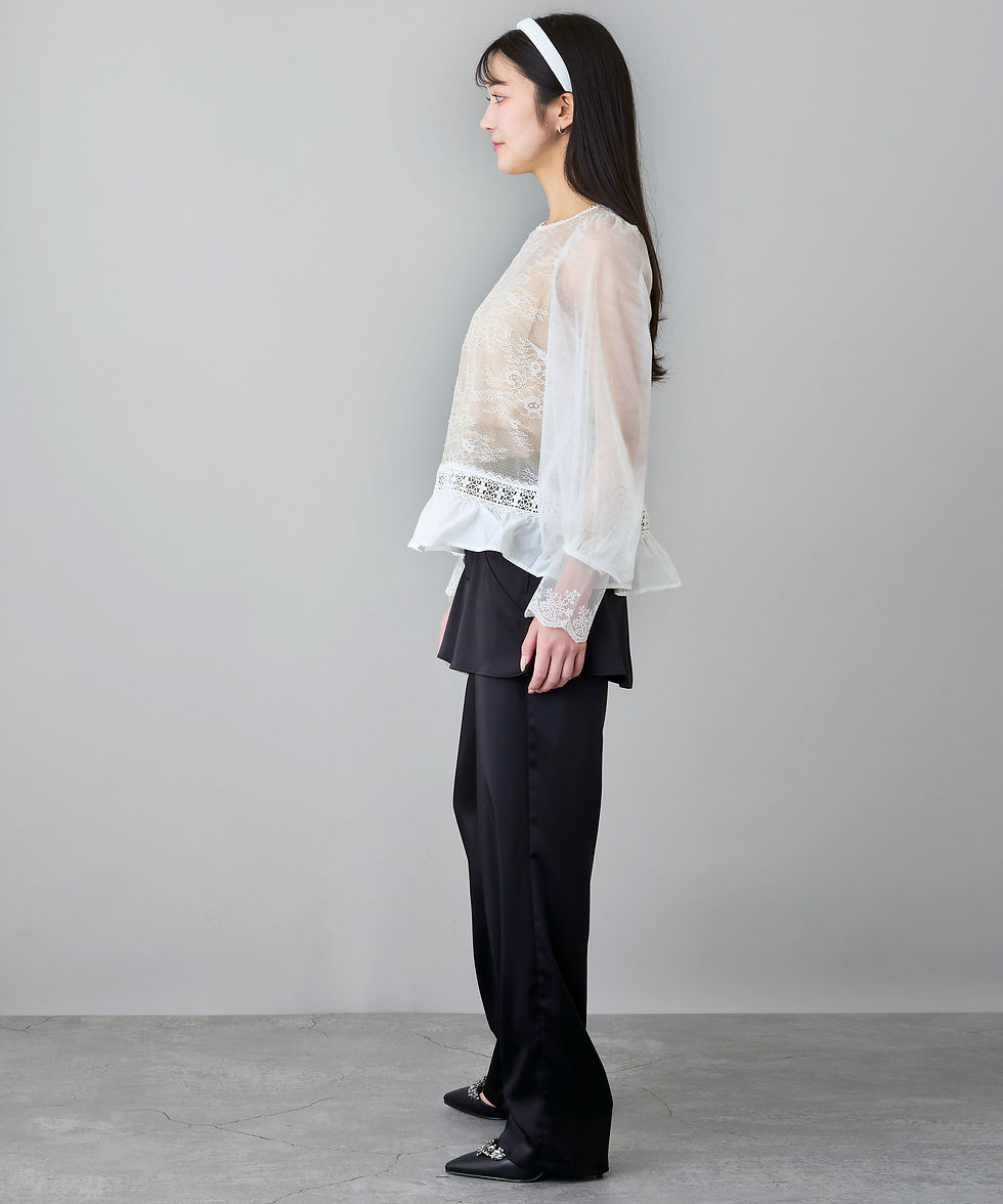 サムネイル： Cover design satin pants