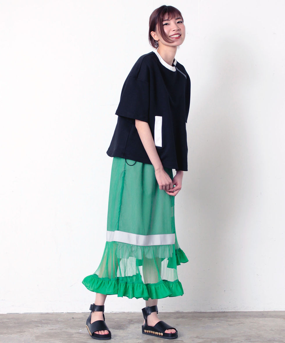 サムネイル： Tulle pleated skirt(製品)