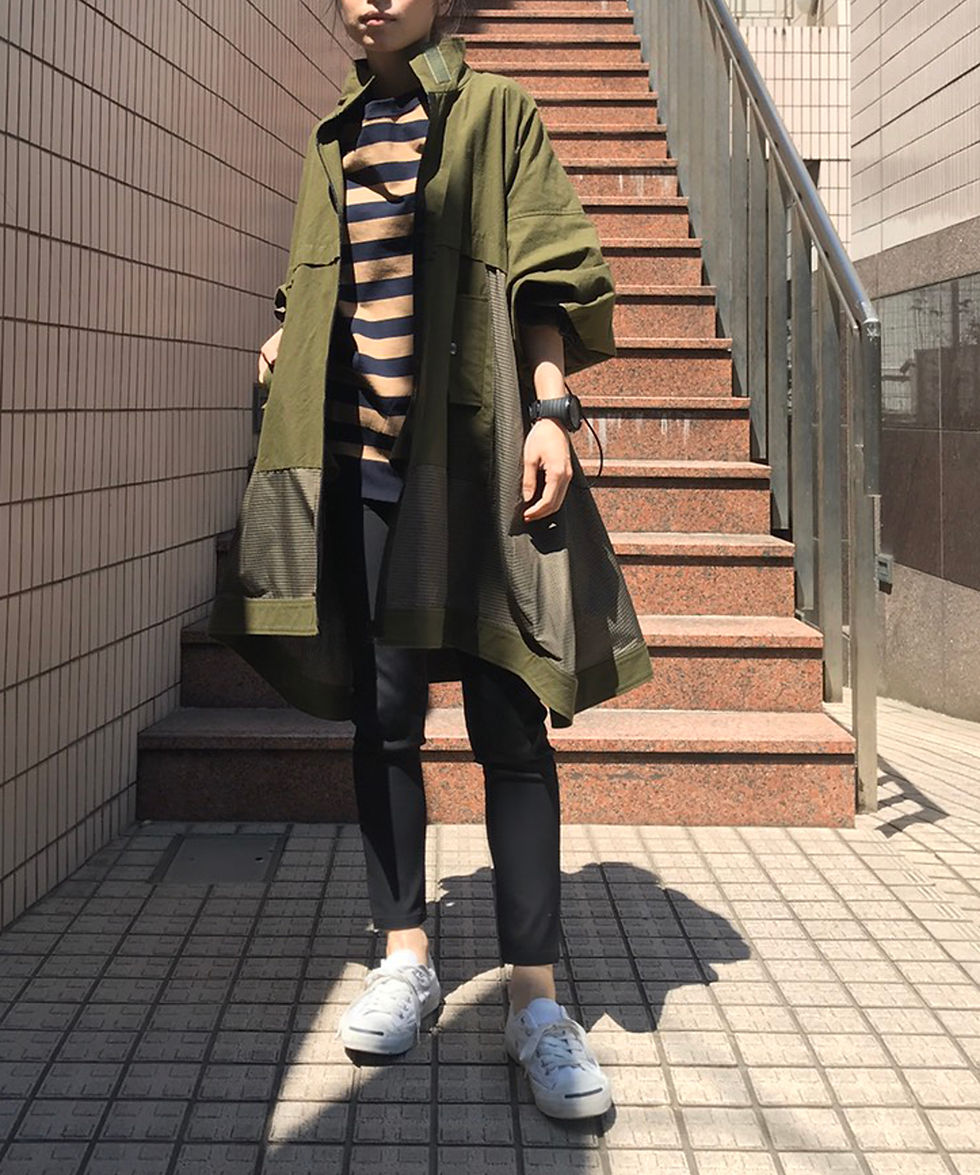 サムネイル： A-line military blouson