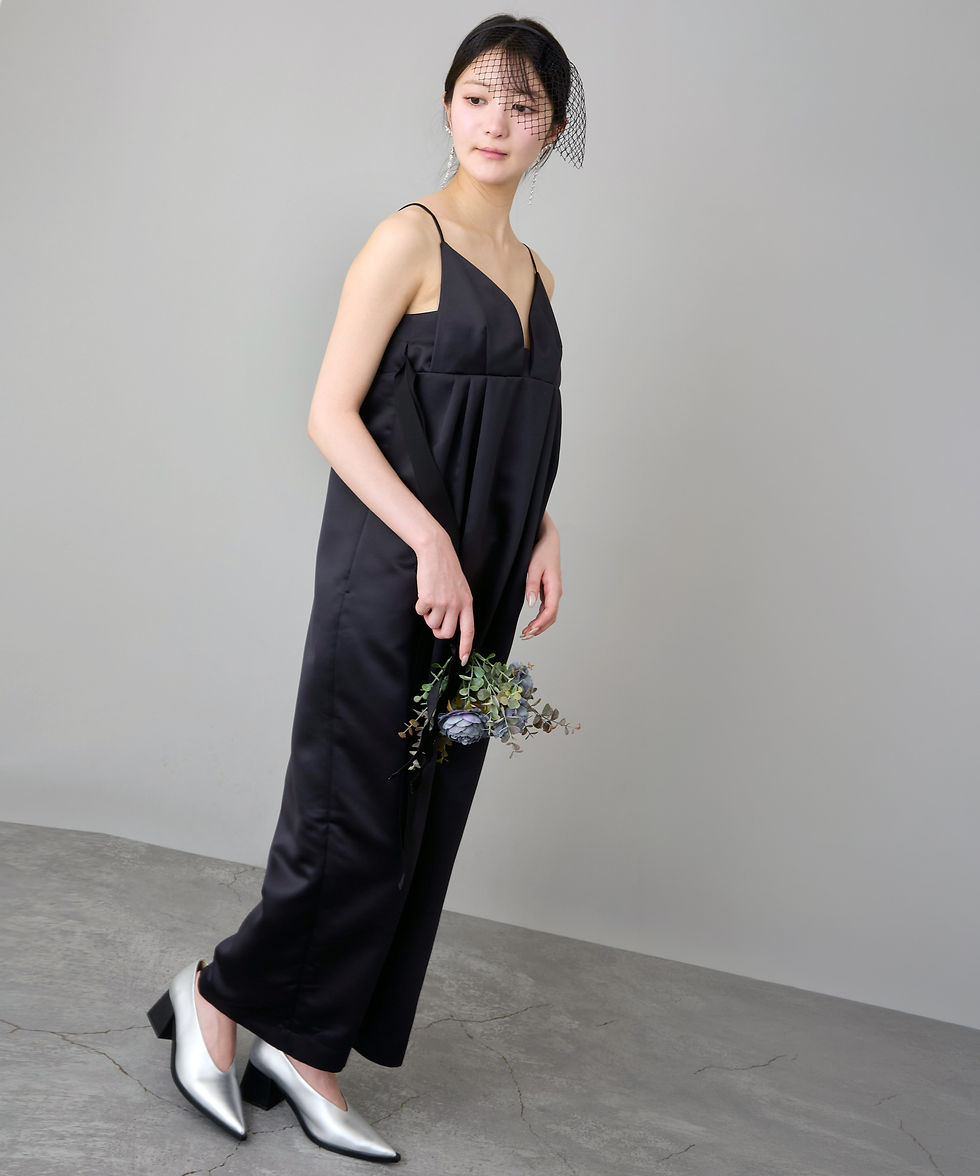 サムネイル： 【Lily Veil Series】Satin lean camisole dress