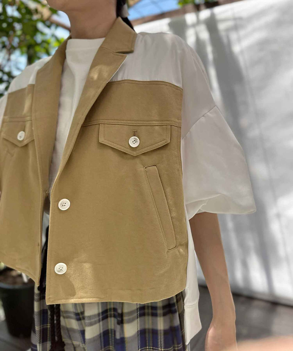 サムネイル： Jacket made of different fabric(製品)