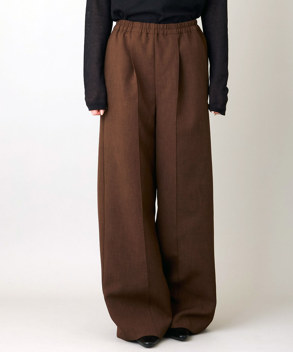 サムネイル： Double cross wide full length pants