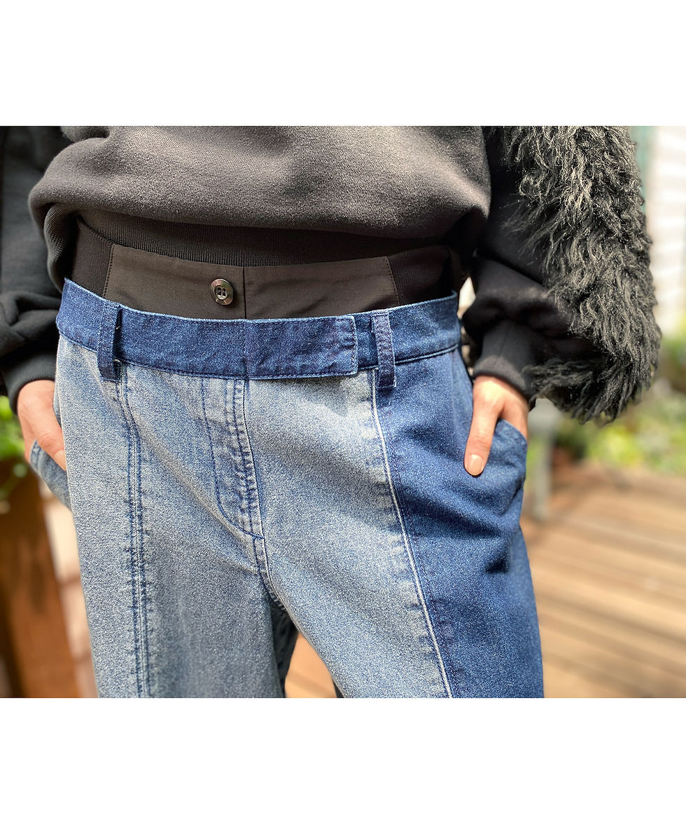 サムネイル： 8 oz denim wide pants