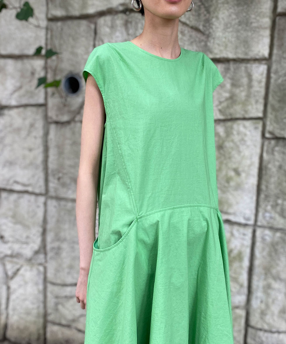 サムネイル： ★Linen mix A-line dress