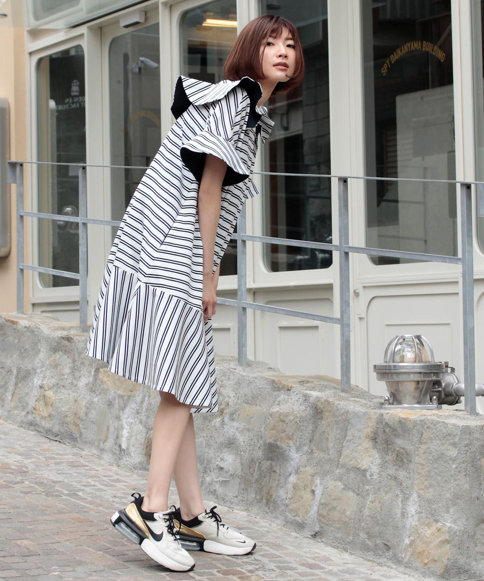 サムネイル： Ruffle frill border dress