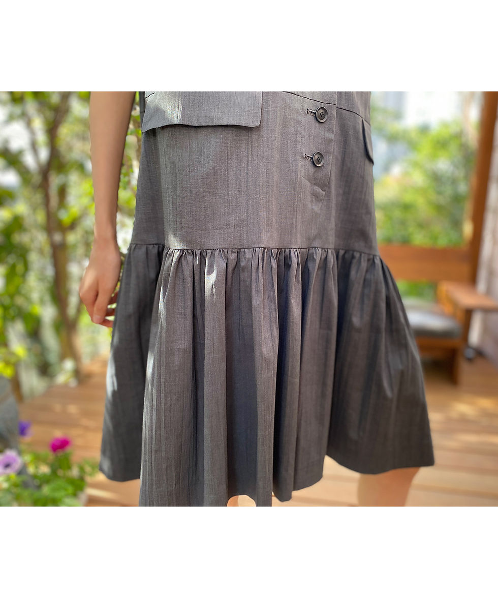 サムネイル： ☆Linen mix washer salopette pants