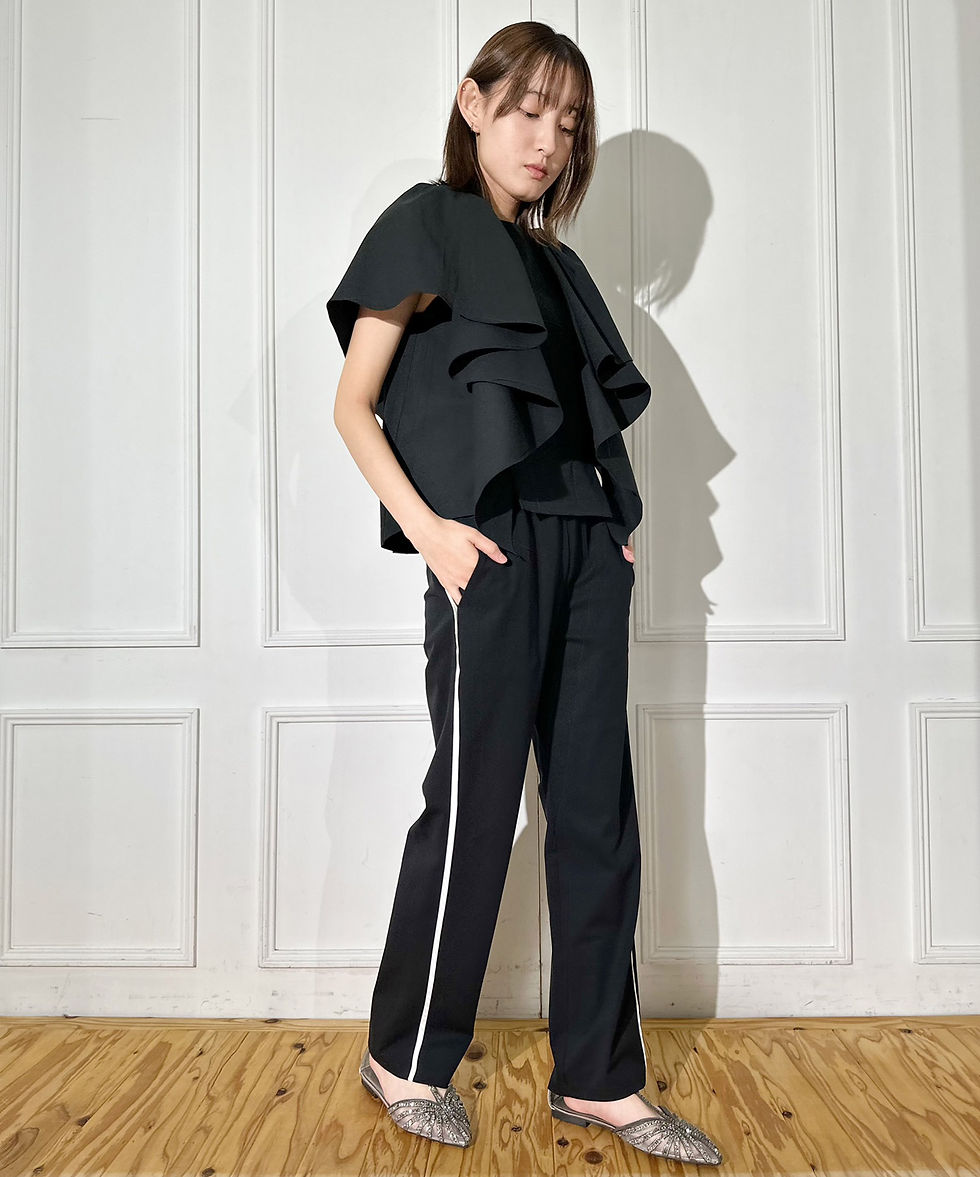 サムネイル： Import cotton taffeta blouse