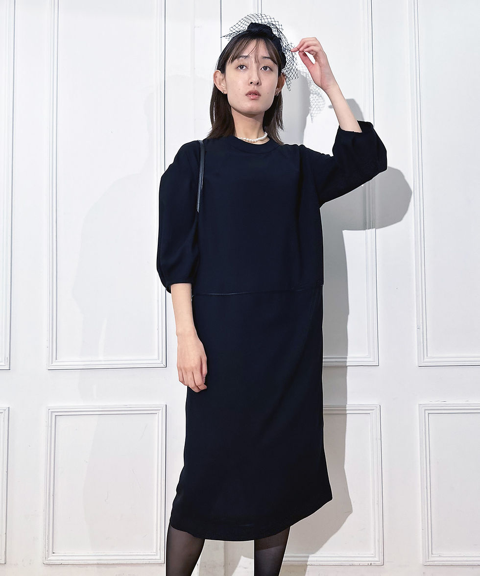 サムネイル： 【Mist Black series】Back tie formal dress(SS)
