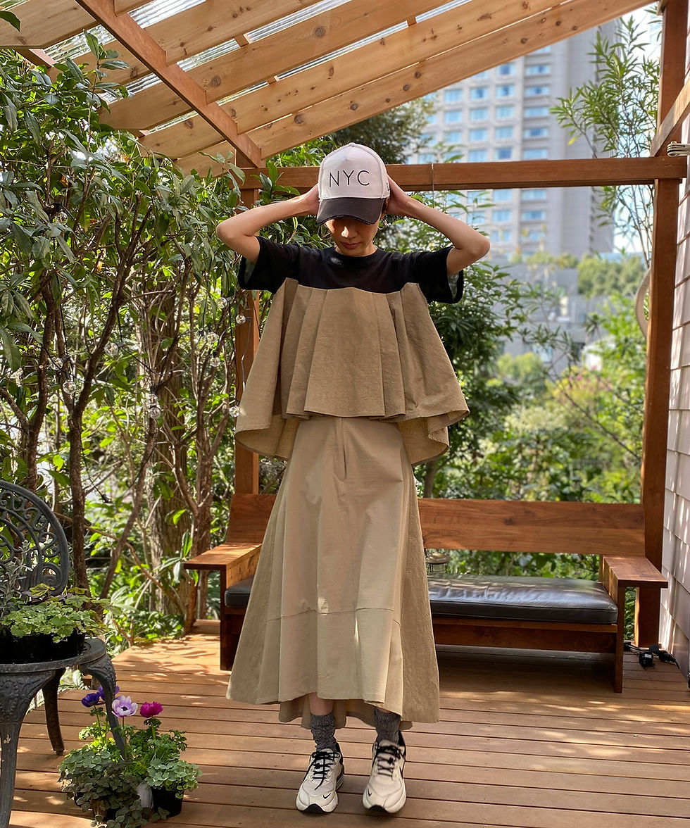 サムネイル： ☆Tuck design flare skirt