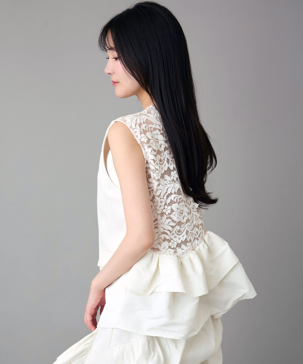 サムネイル： 【Lily Veil Series】River lace design vest