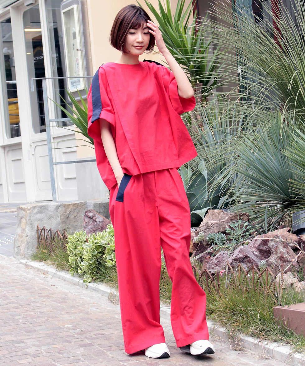 サムネイル： Cotton wide pants
