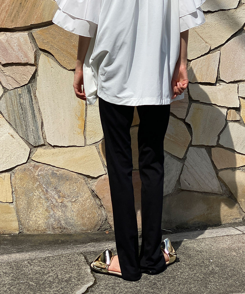 サムネイル： Side slit skinny pants