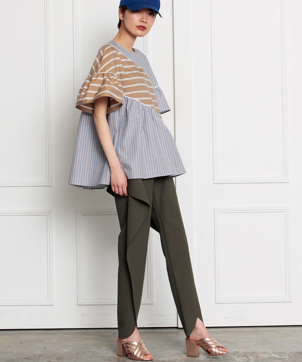 サムネイル： Side frill pants
