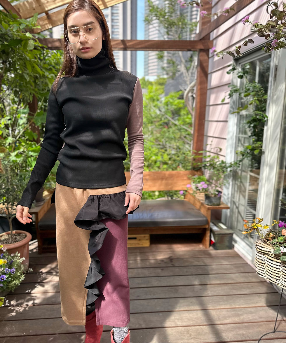 サムネイル： Frill sweat skirt