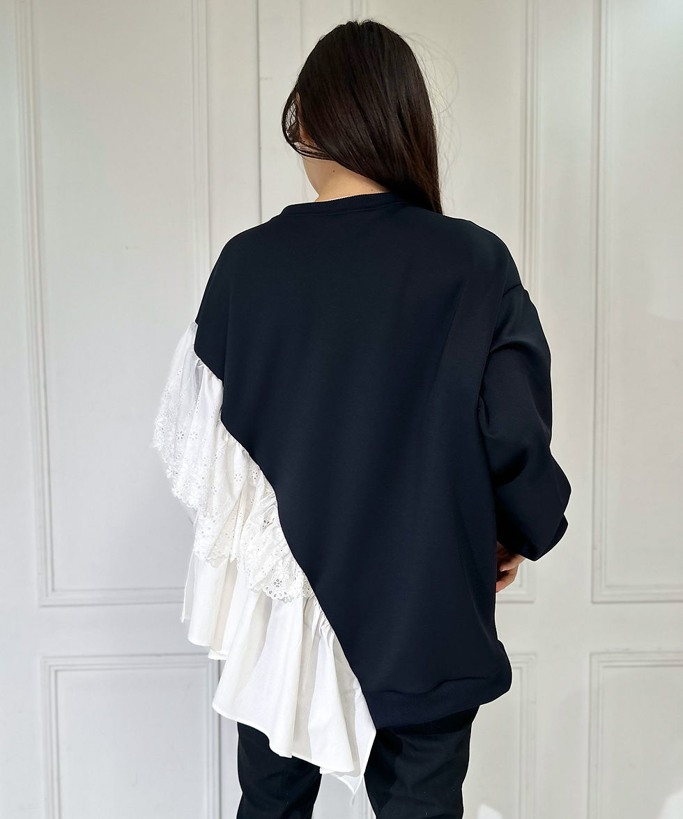 サムネイル： Lace frill pullover