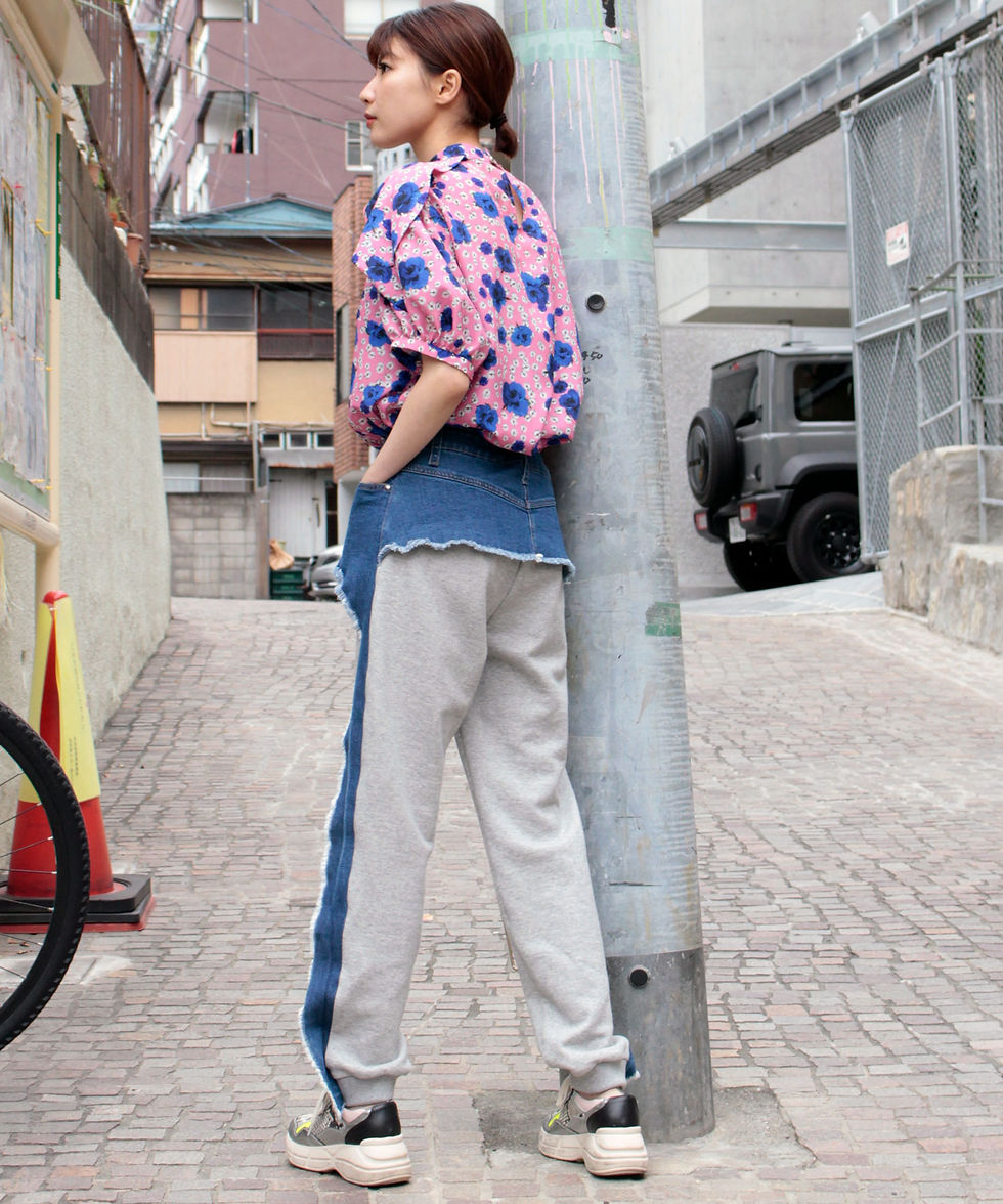 サムネイル： Imported flower print blouse
