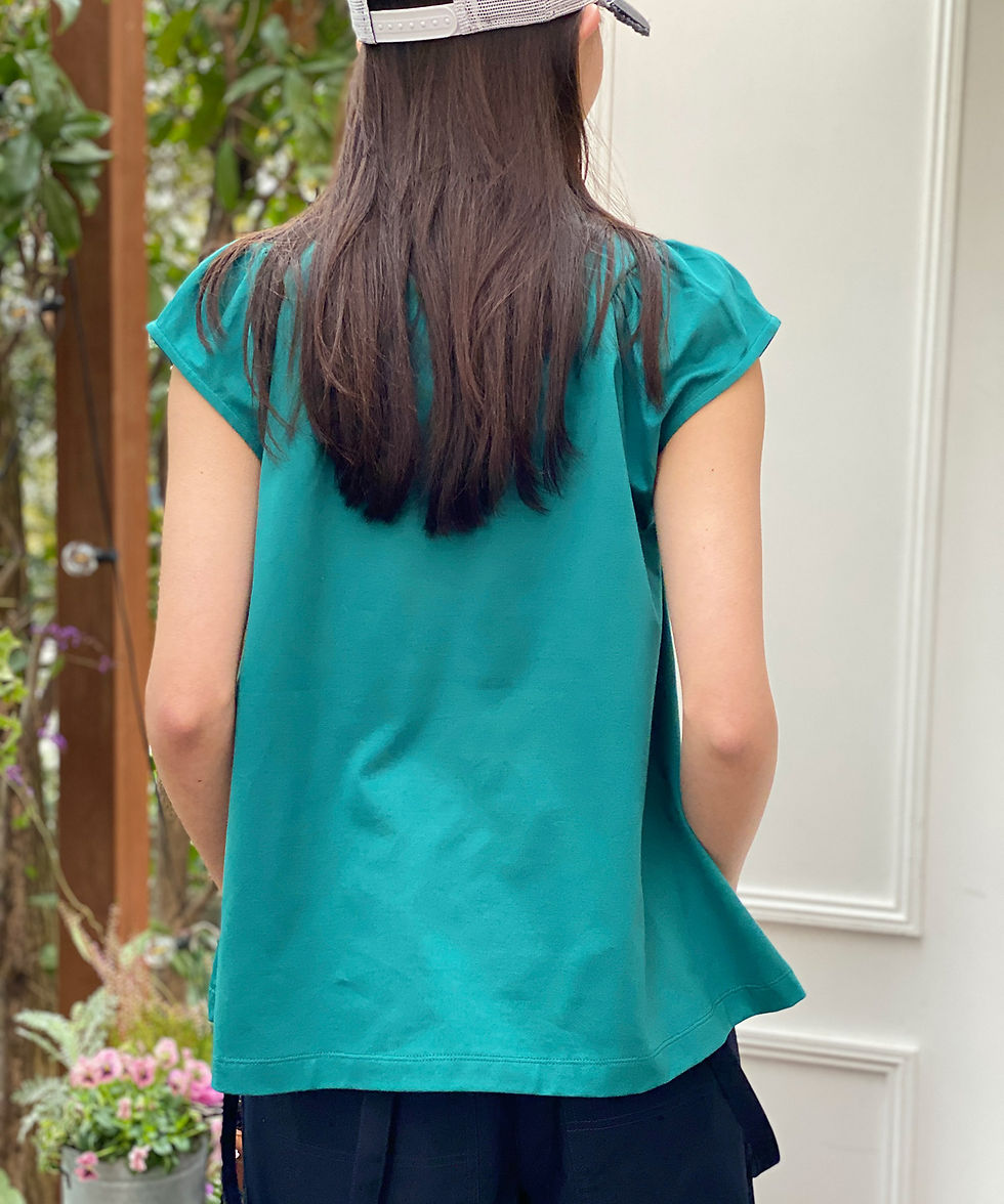 サムネイル： Minimal jersey blouse