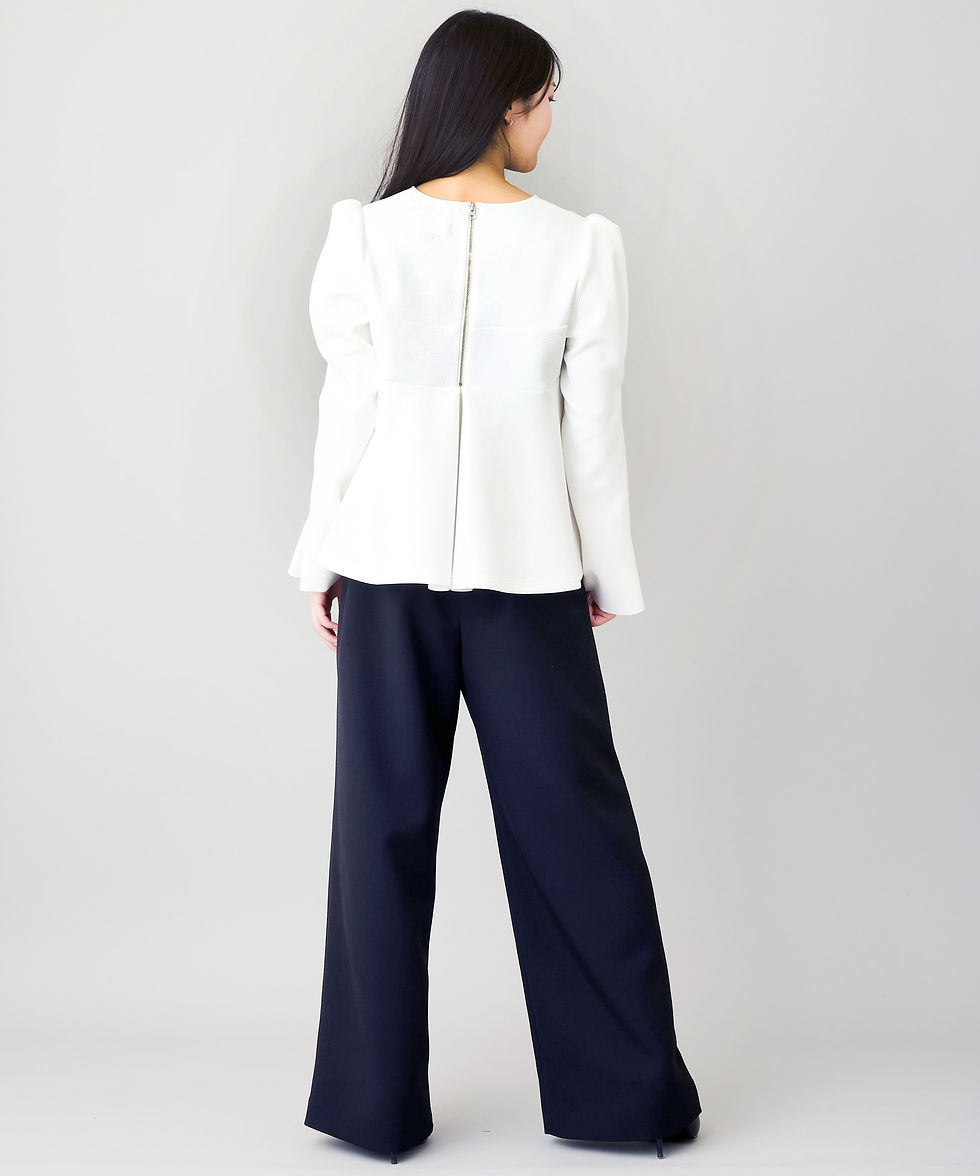 サムネイル： Double cross wide full length pants