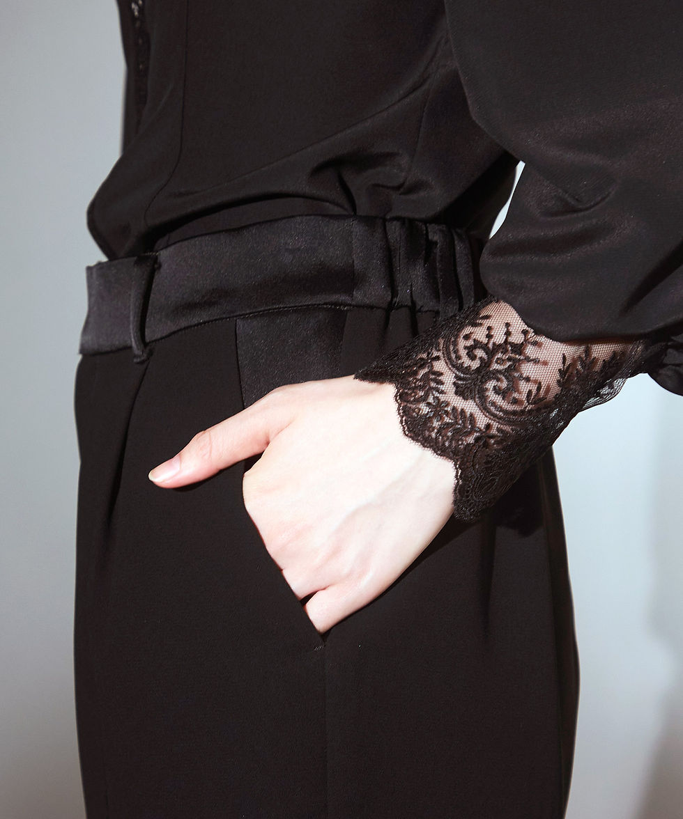 サムネイル： 【Mist Black Series】Formal tapered pants