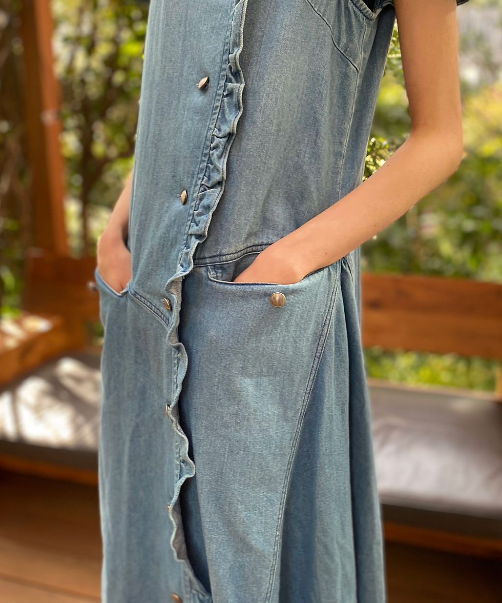 サムネイル： ☆8oz denim design dress