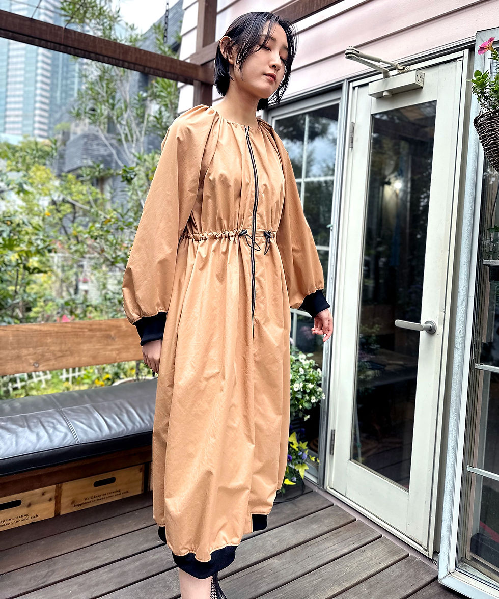 サムネイル： Rounded silhouette dress