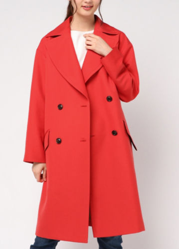 Thumbnail: Round silhouette big coat(SAMPLE)