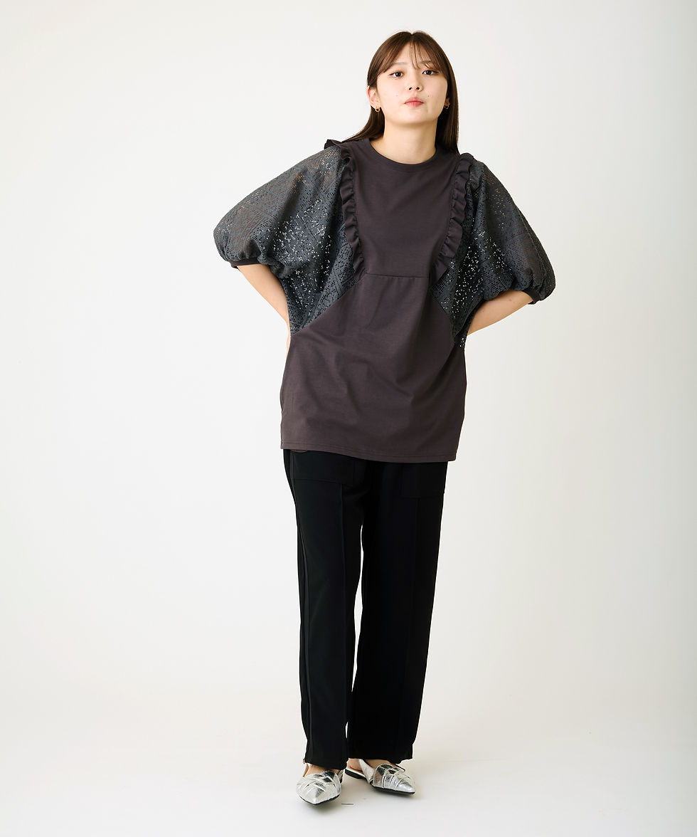 サムネイル： Volume sleeve design Tee