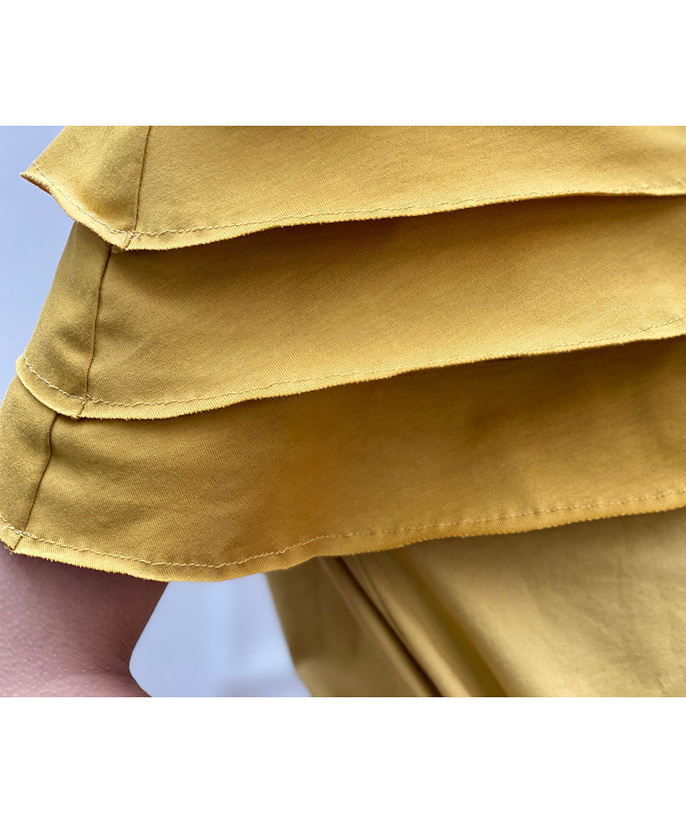 サムネイル： Jersey mix shirt dress